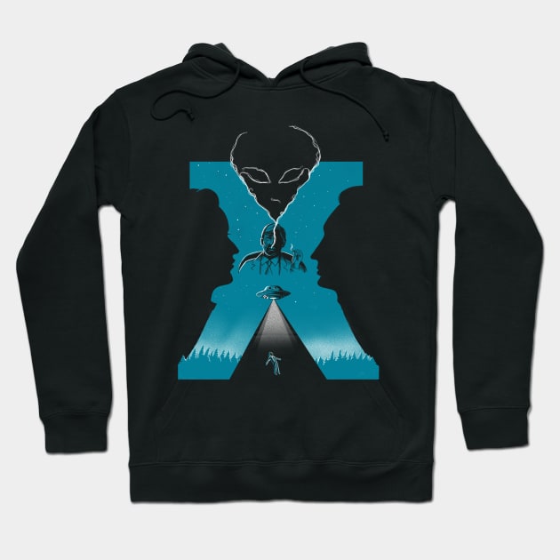 x files Hoodie by coffeeman